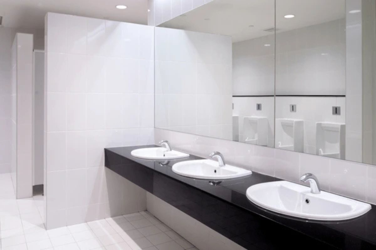 Clean and Modern Public Restroom Facilities