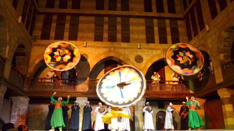 group of tanoura dancer